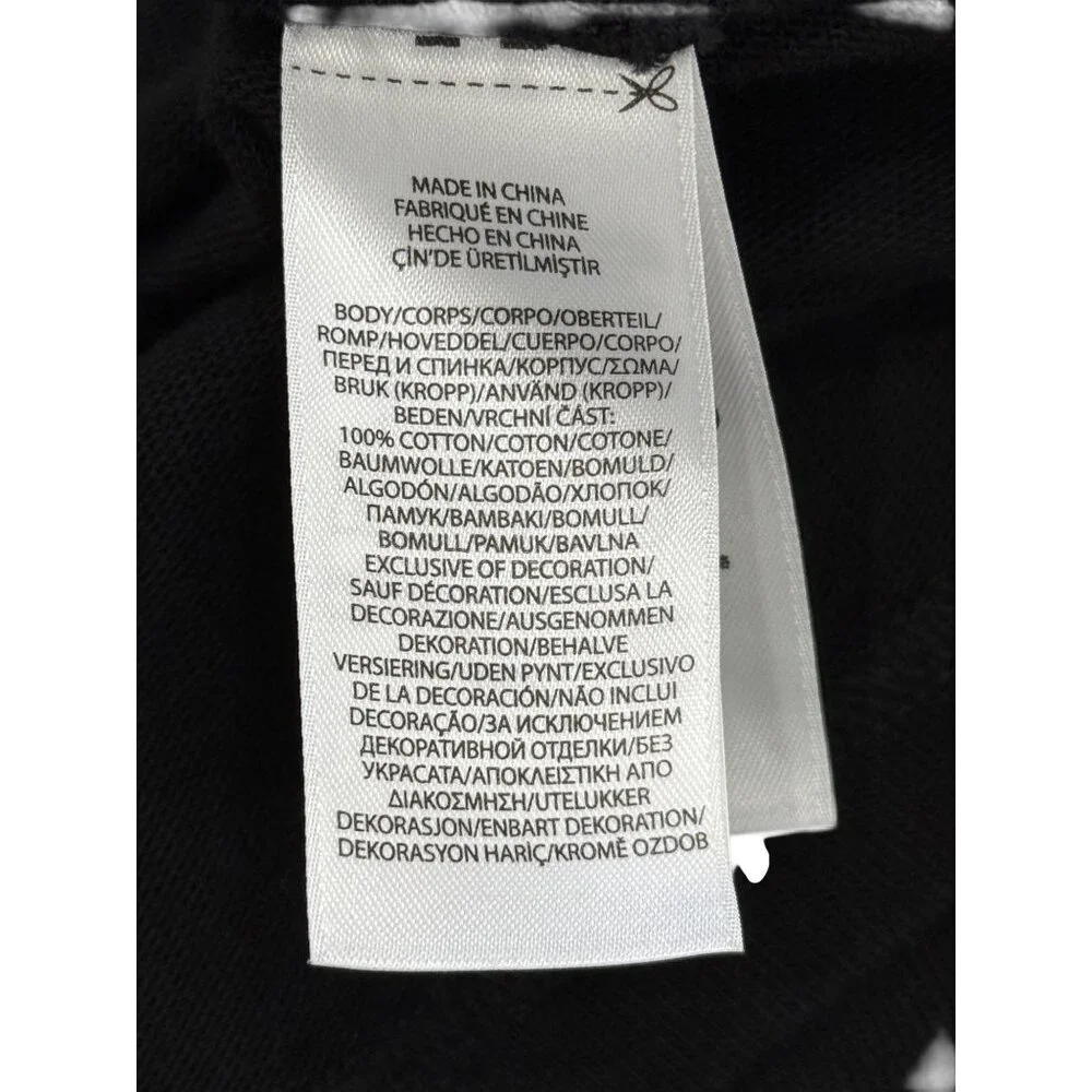 Polo Ralph Lauren Womens Rugby Dress Black & White Stripped Long Sleeve Size XS - Picture 8 of 9